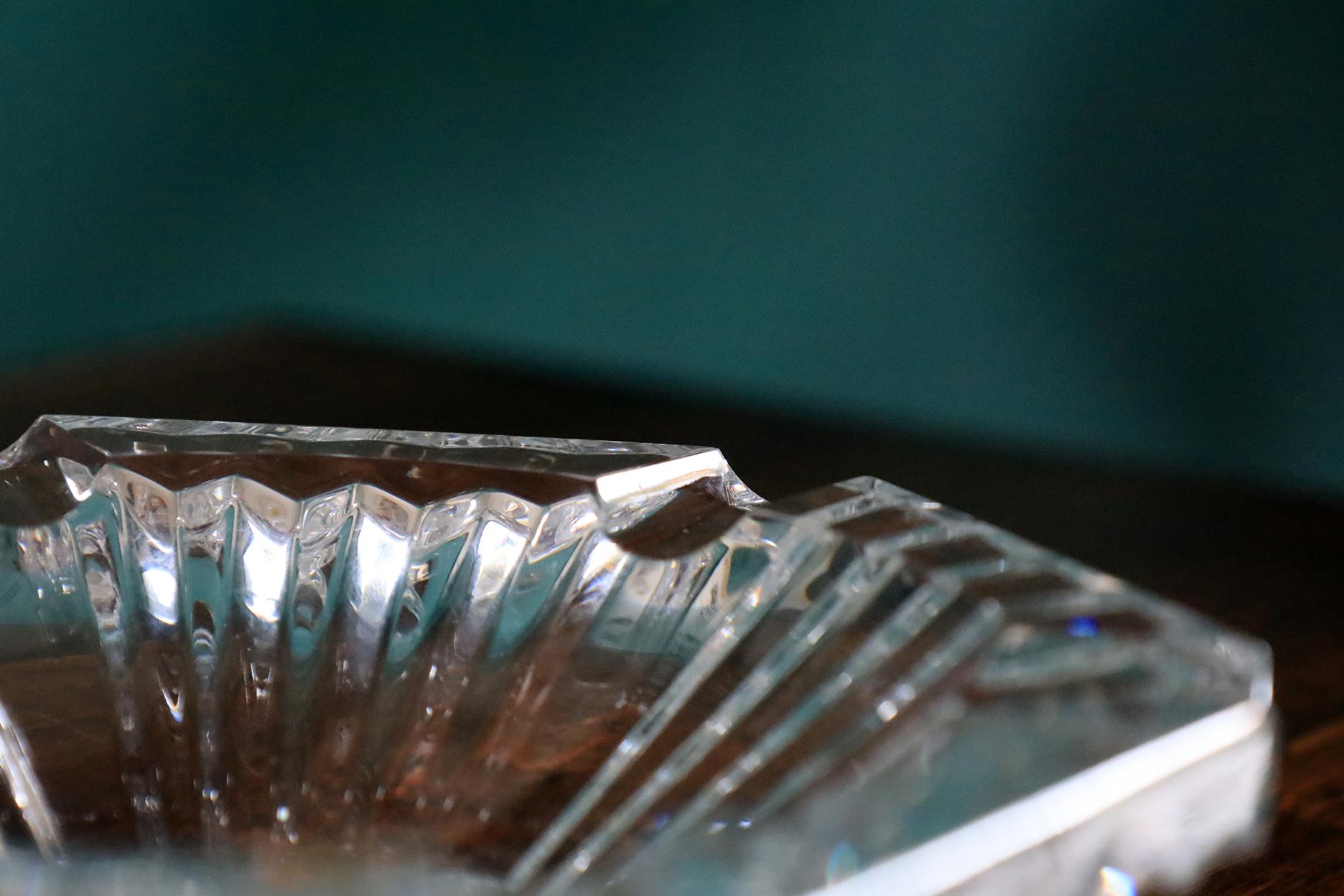 Baccarat Crystal Ashtray In Good Condition For Sale In Mérida, YU