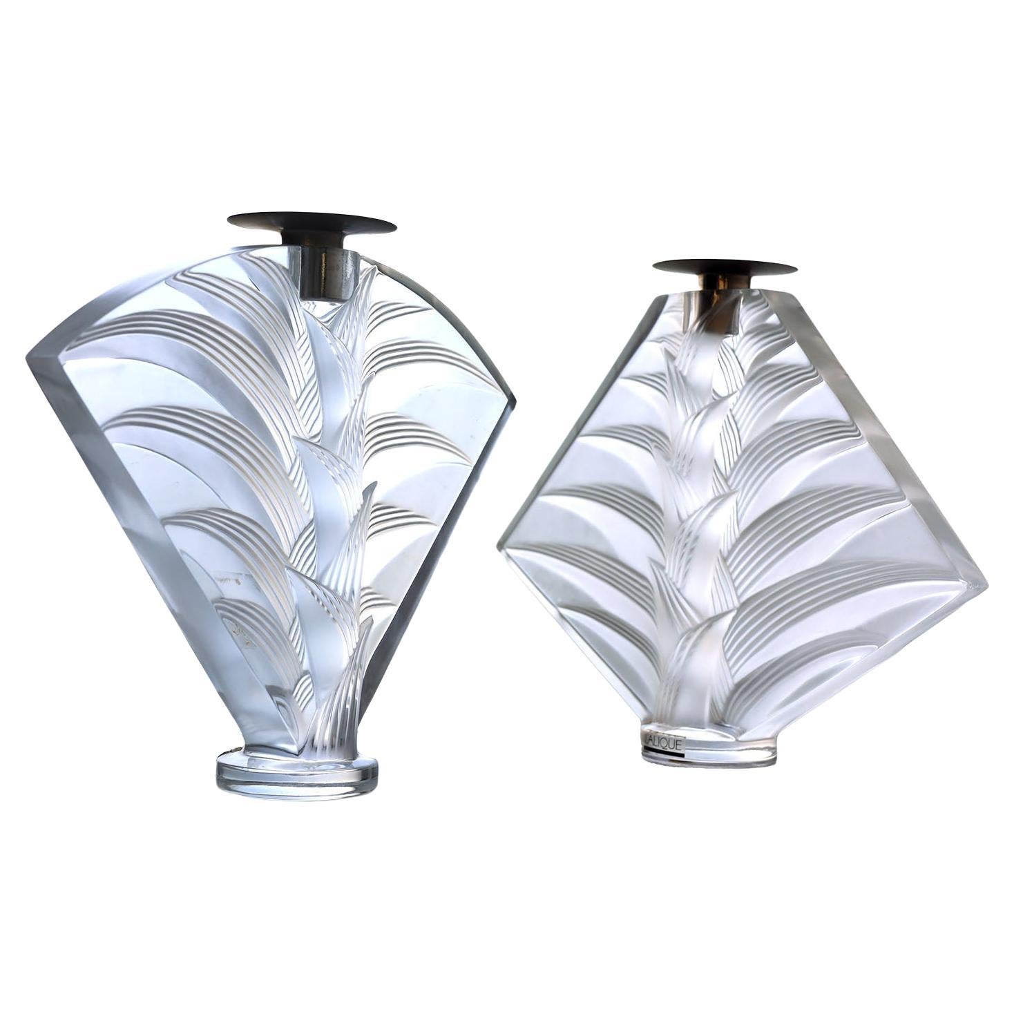 Portacandele Ravelana di Lalique in vendita