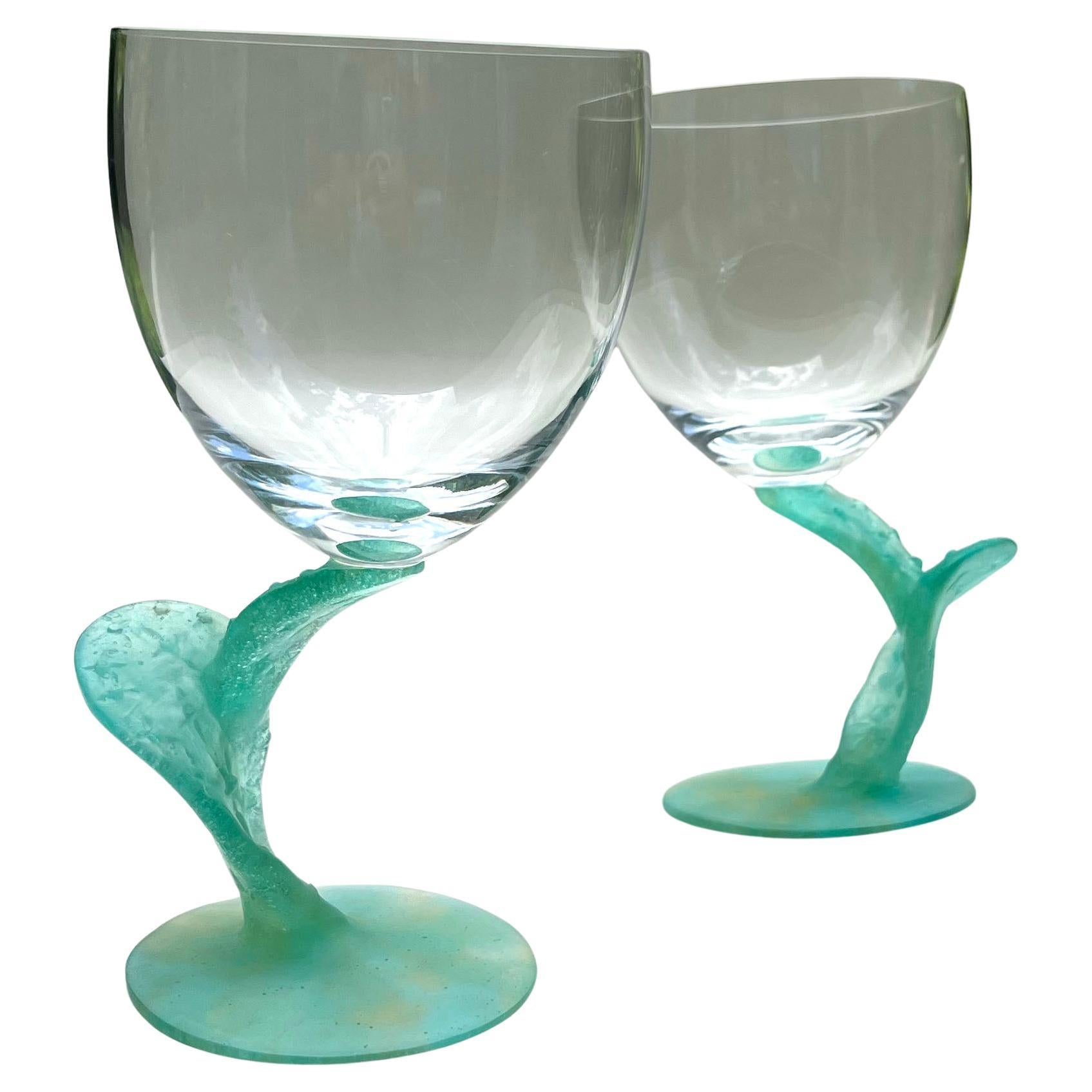 Paar DAUM "CACTUS"-Pokale im Angebot