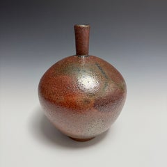 Shino Vessel by Jason Fox, Hand-Crafted Ceramic, Modern Design, Los Angeles