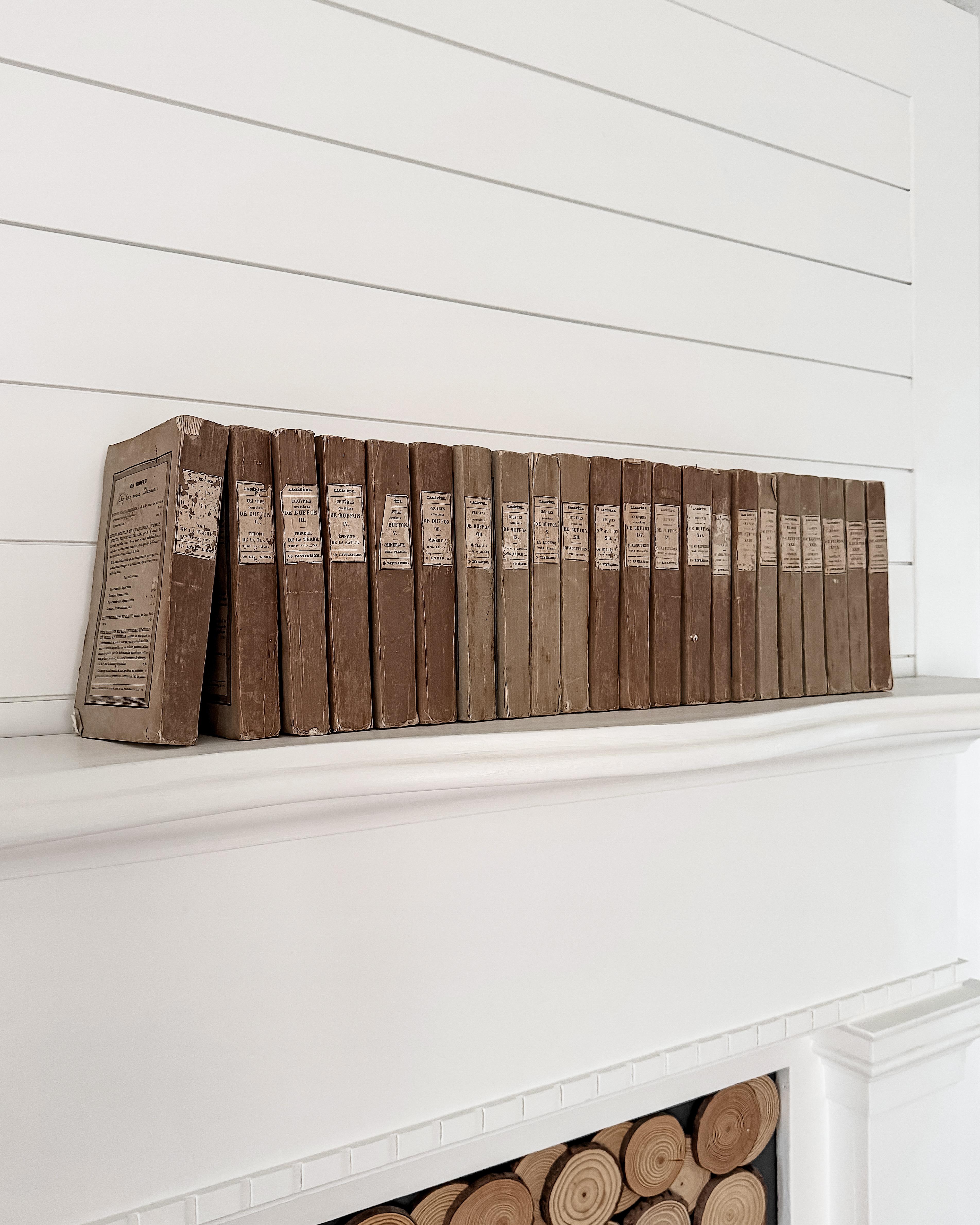 Papier (Lot de 22) Œuvres d'un naturaliste français du 19e siècle Livres en papier chiffon en vente