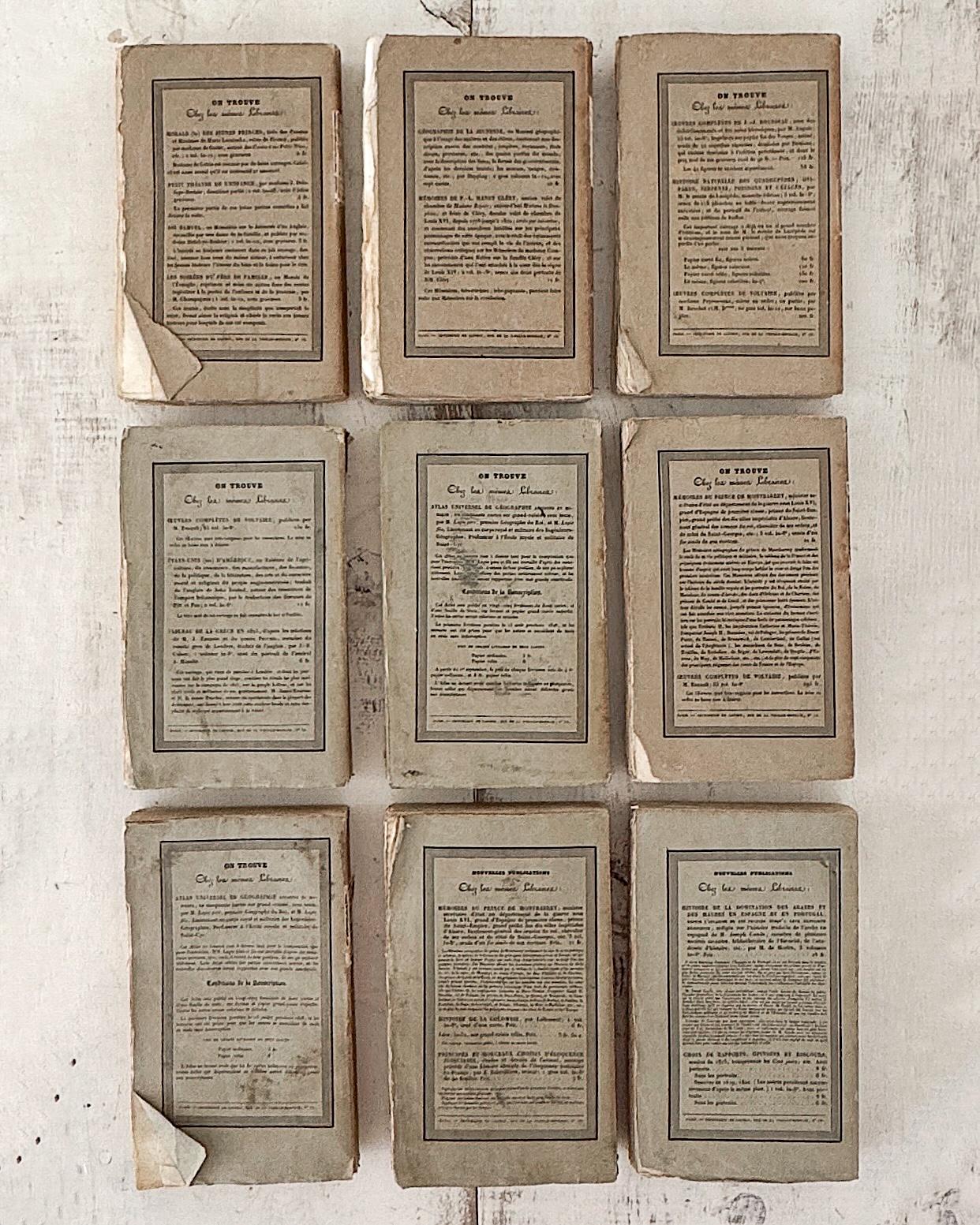 (Lot de 22) Œuvres d'un naturaliste français du 19e siècle Livres en papier chiffon en vente 7