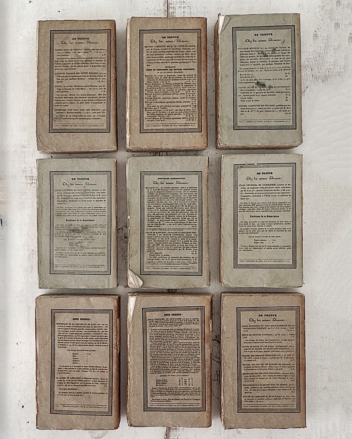 (Lot de 22) Œuvres d'un naturaliste français du 19e siècle Livres en papier chiffon en vente 9