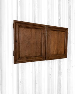 Pair of 19th-Century French Provincial Oak Cupboard Doors, circa 1830