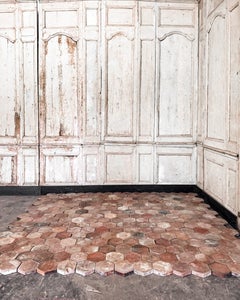 19th Century Reclaimed French Terracotta Tiles, 482 SF