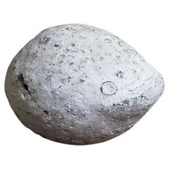 Pierre sculpturale ronde Danian-Aged Collected Formée il y a 63 millions d'années