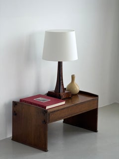 Table basse danoise rare de style Skønvirke en chêne, vers 1900, d'inspiration japonaise