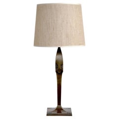 Thorvald Bindesbøll für Tvermoes & Abrahamson: Bronzetischlampe, Dänemark 1903