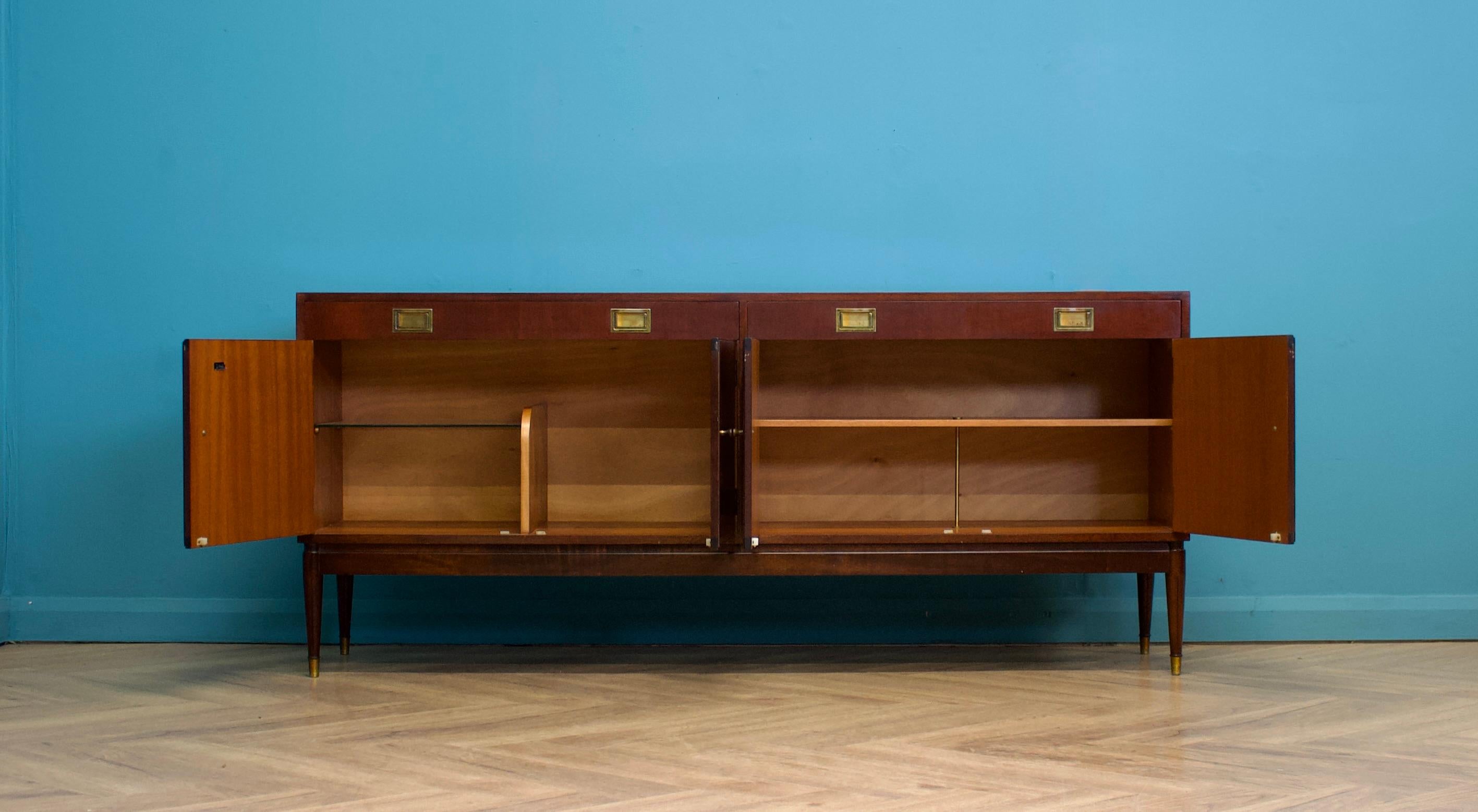 Veneer Mid Century Sideboard from Greaves & Thomas, 1960s For Sale