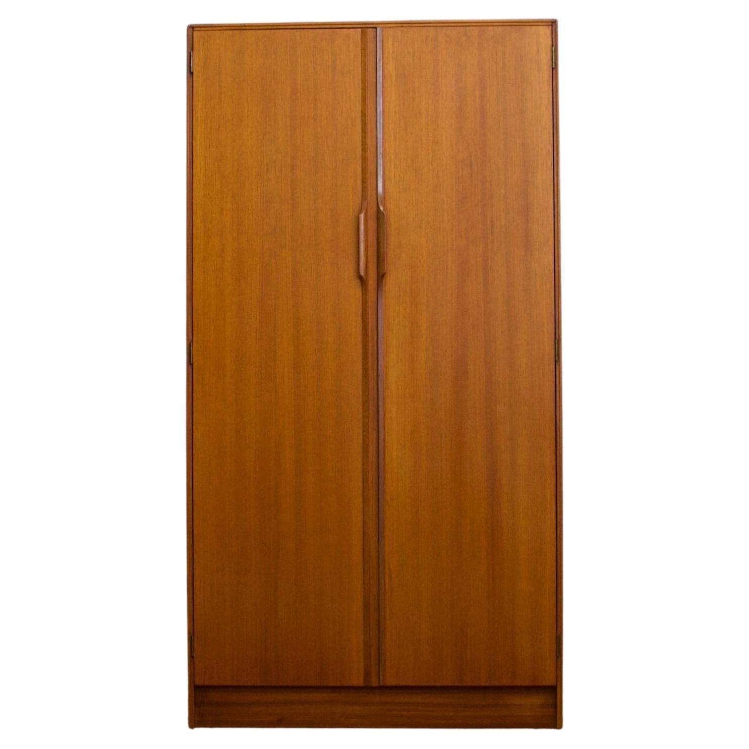 Teak Double Wardrobe from Austinsuite, 1960s For Sale