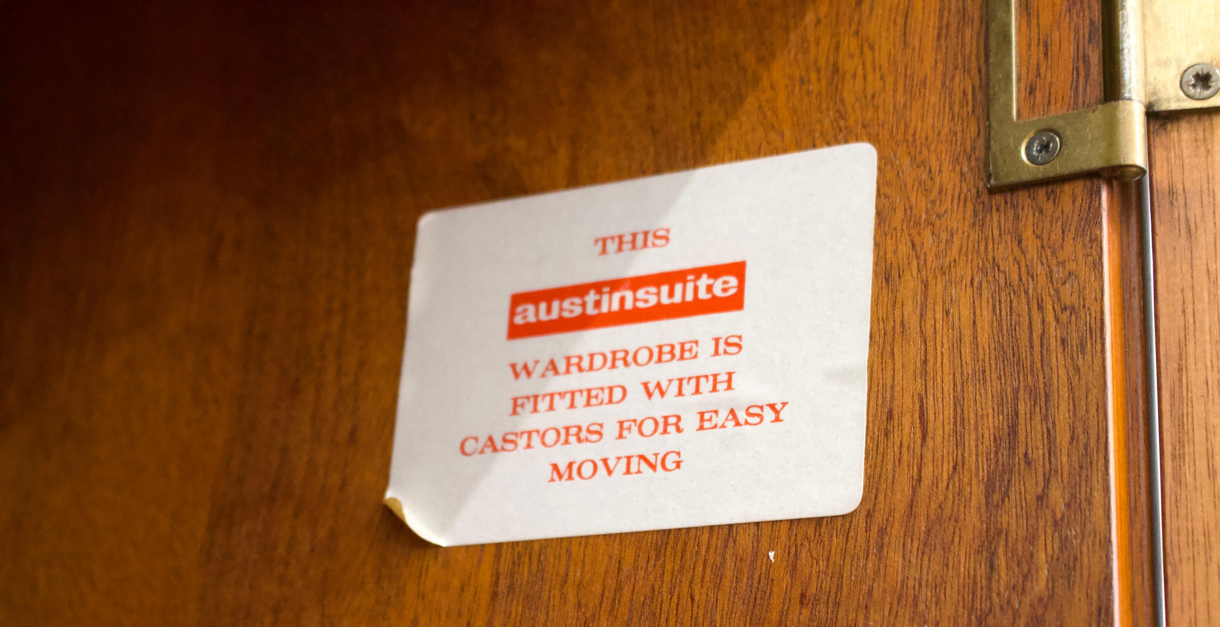 Teak Double Wardrobe from Austinsuite, 1960s For Sale 6