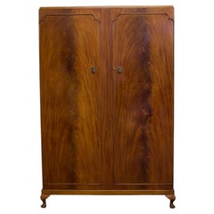 Vintage Burr Walnut Wardrobe, 1950s