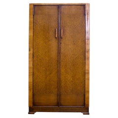 Kompakter Kleiderschrank aus Eiche im Mid-Century-Stil, 1950er Jahre