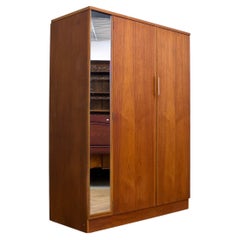 Mid Century Teak Double Door Wardrobe from Austinsuite, 1960s