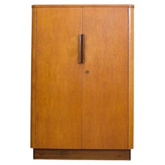 Vintage Art Deco Eiche Compactum Kleiderschrank, 1930er Jahre