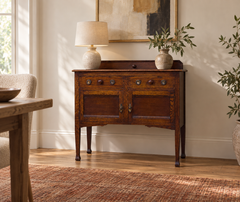 Antique Edwardian Oak Sideboard or Wash Stand, 1900s