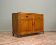 Vintage Oak Art Deco Sideboard, 1930s