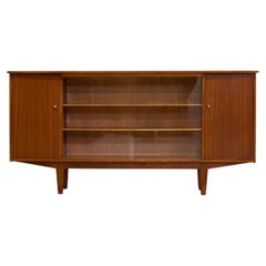British Teak & Glass Cabinet, 1960s