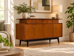 G Plan Tola Sideboard, Mid Century Design, Bifold Doors, 1960s