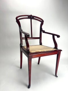 Coppia di poltrone in legno in stile Art Nouveau di Carlo Zen, Italia
