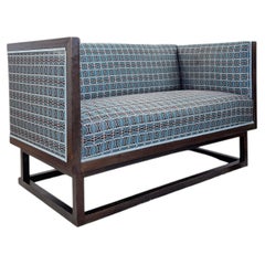 Josef Hoffmann “Cabinett” Art Deco Jugendstil Sofa Wittmann, Austria