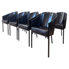 RARE Orig BLACK 1984 "Costes" Dining Chairs by Philippe Starck for Driade -SET 8