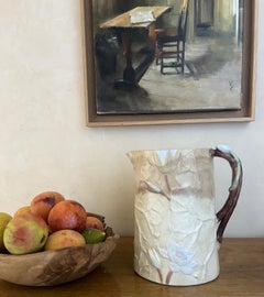 Large Antique Pitcher by Joseph Holdcroft, C 1880s