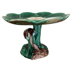 Antike Teichlilie, Heron Centerpiece Stand, um 1880