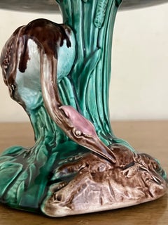 Antike Teichlilie, Heron Centerpiece Stand, um 1880