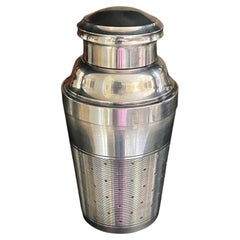 St. Medard Art-Déco-Cocktail-Shaker, 3-teilig, um 1930