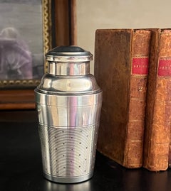 St. Medard Art-Déco-Cocktail-Shaker, 3-teilig, um 1930