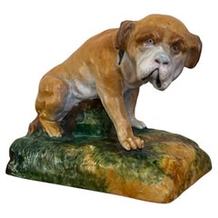 Hundefigur von Jacob Petit, um 1850, Paris