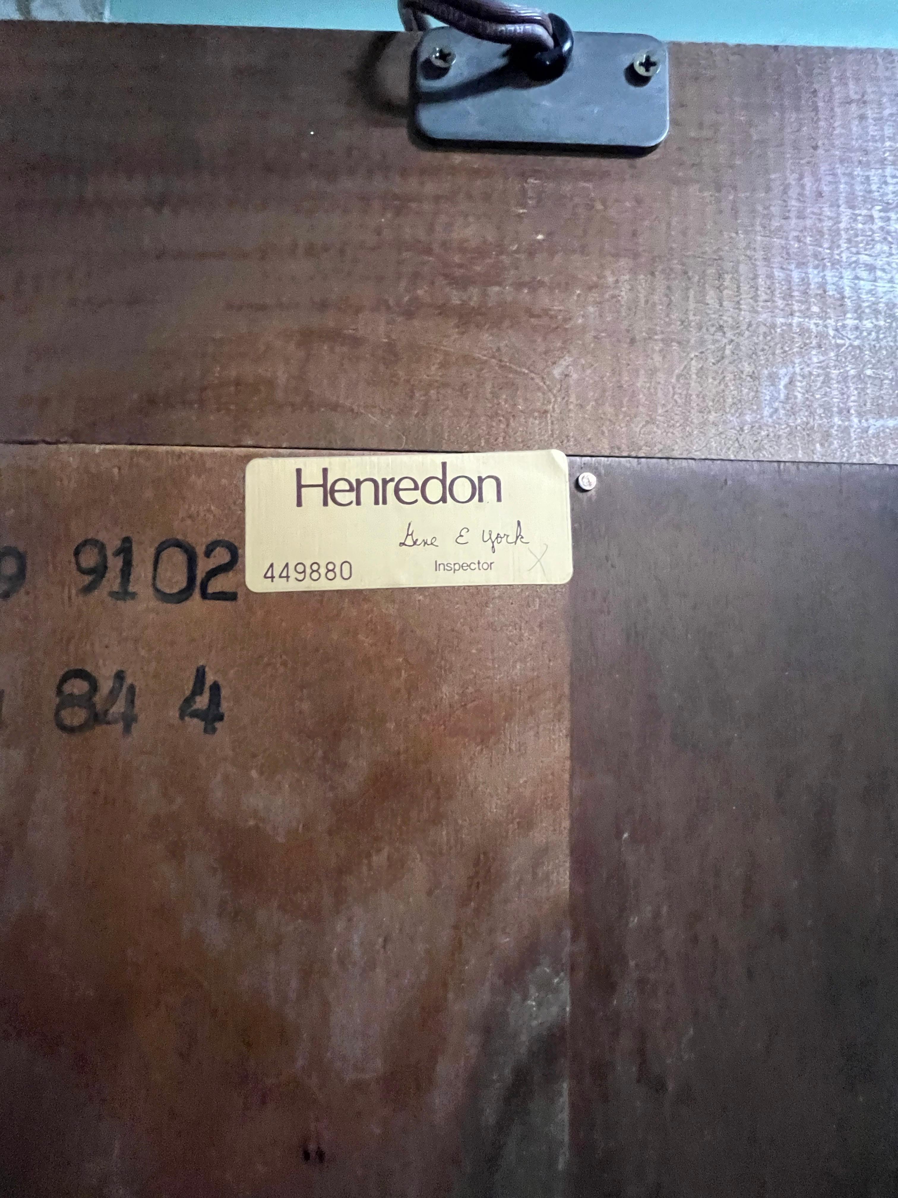 Fine XX secolo Vetrina Campaigner Henredon Scena Uno in vendita