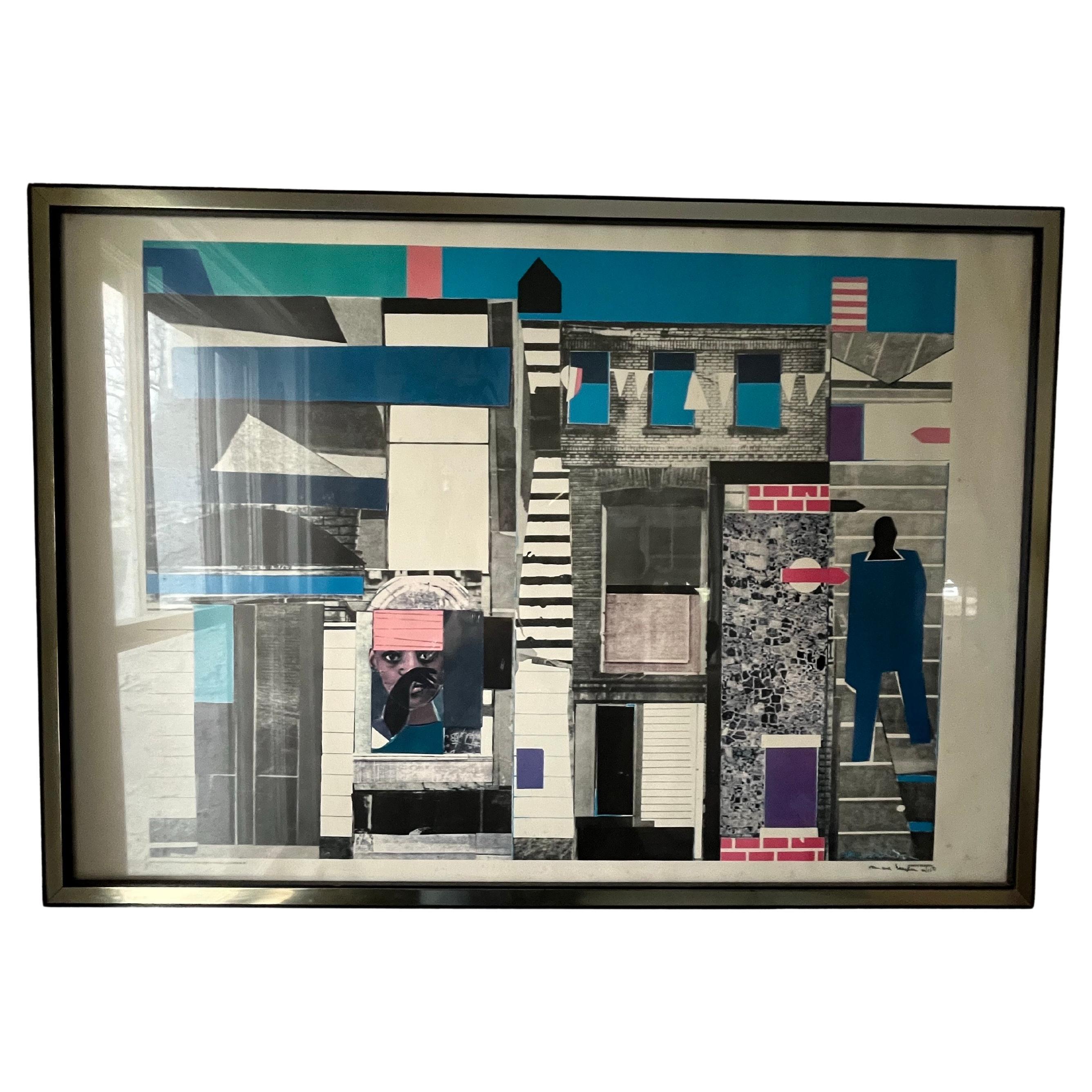 Original Romare Bearden Lithograph The Wall Signed Numbered For Sale