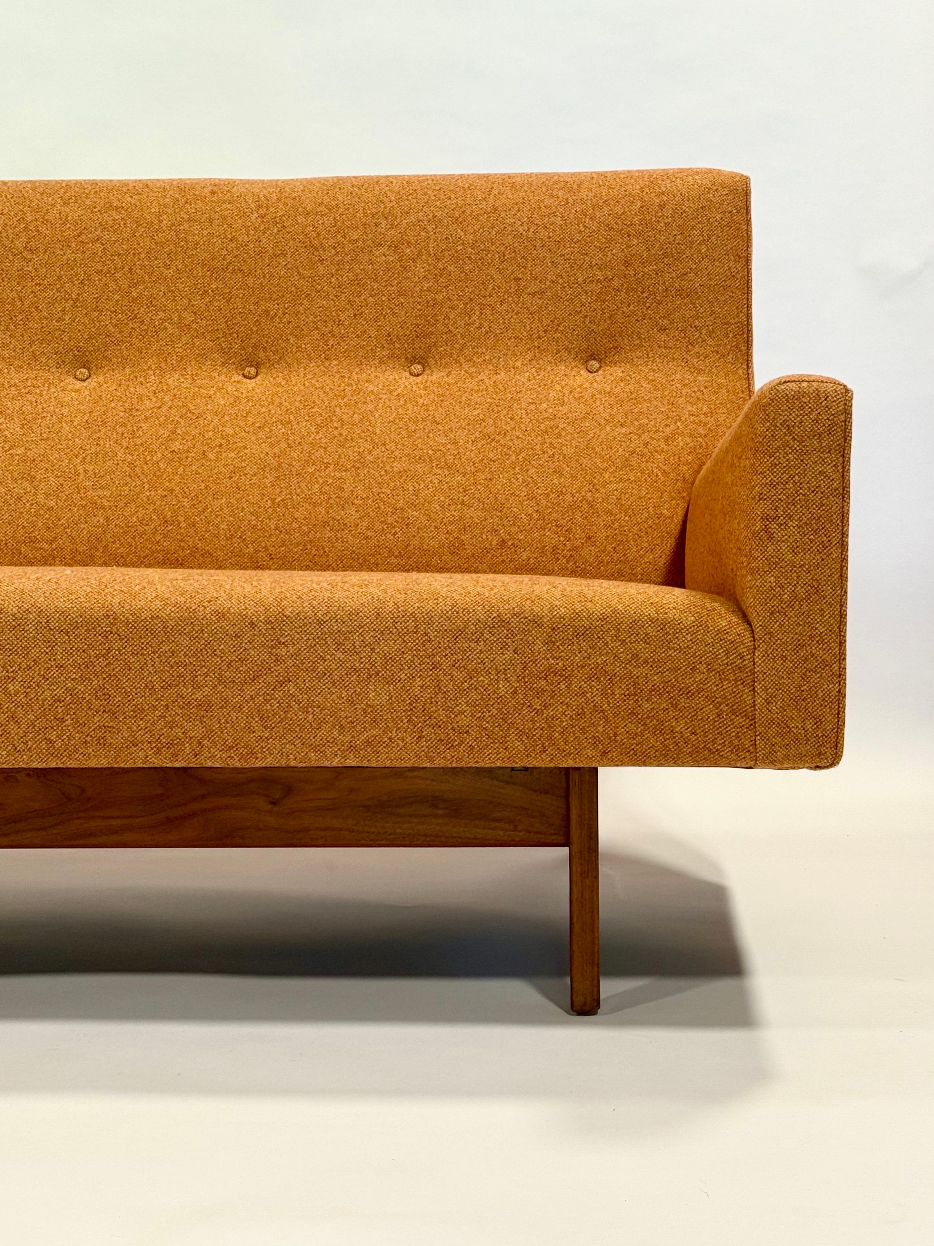 Mid-Century Modern Iconic Jens Risom Modern Floating Sofa c1962 For Sale
