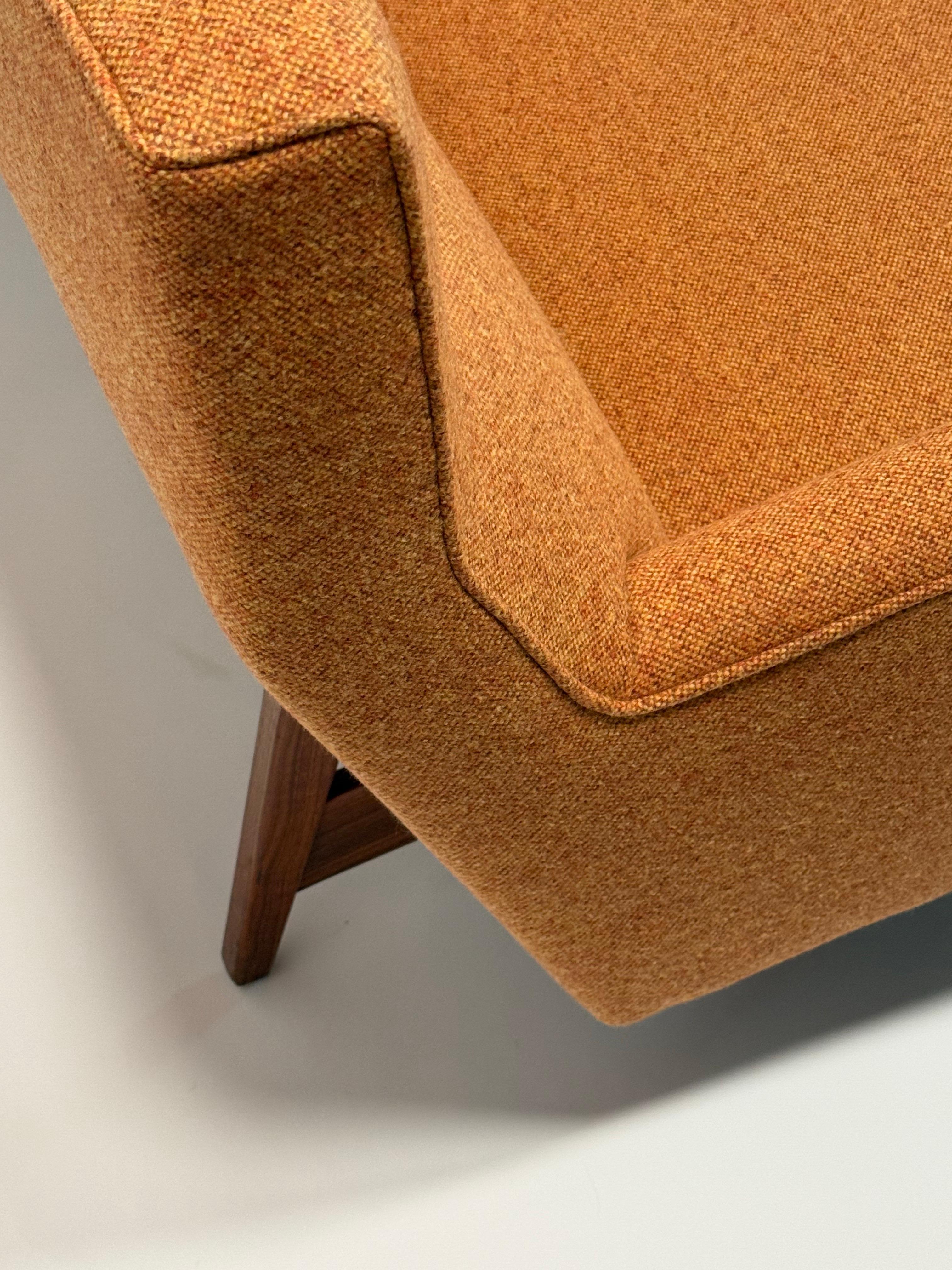 Fabric Iconic Jens Risom Modern Floating Sofa c1962 For Sale