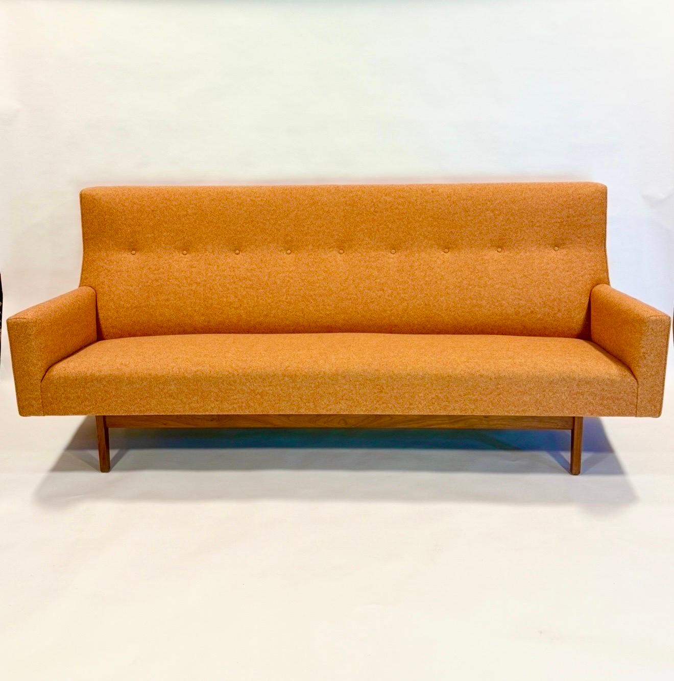 Iconic Jens Risom Modern Floating Sofa c1962 For Sale 1