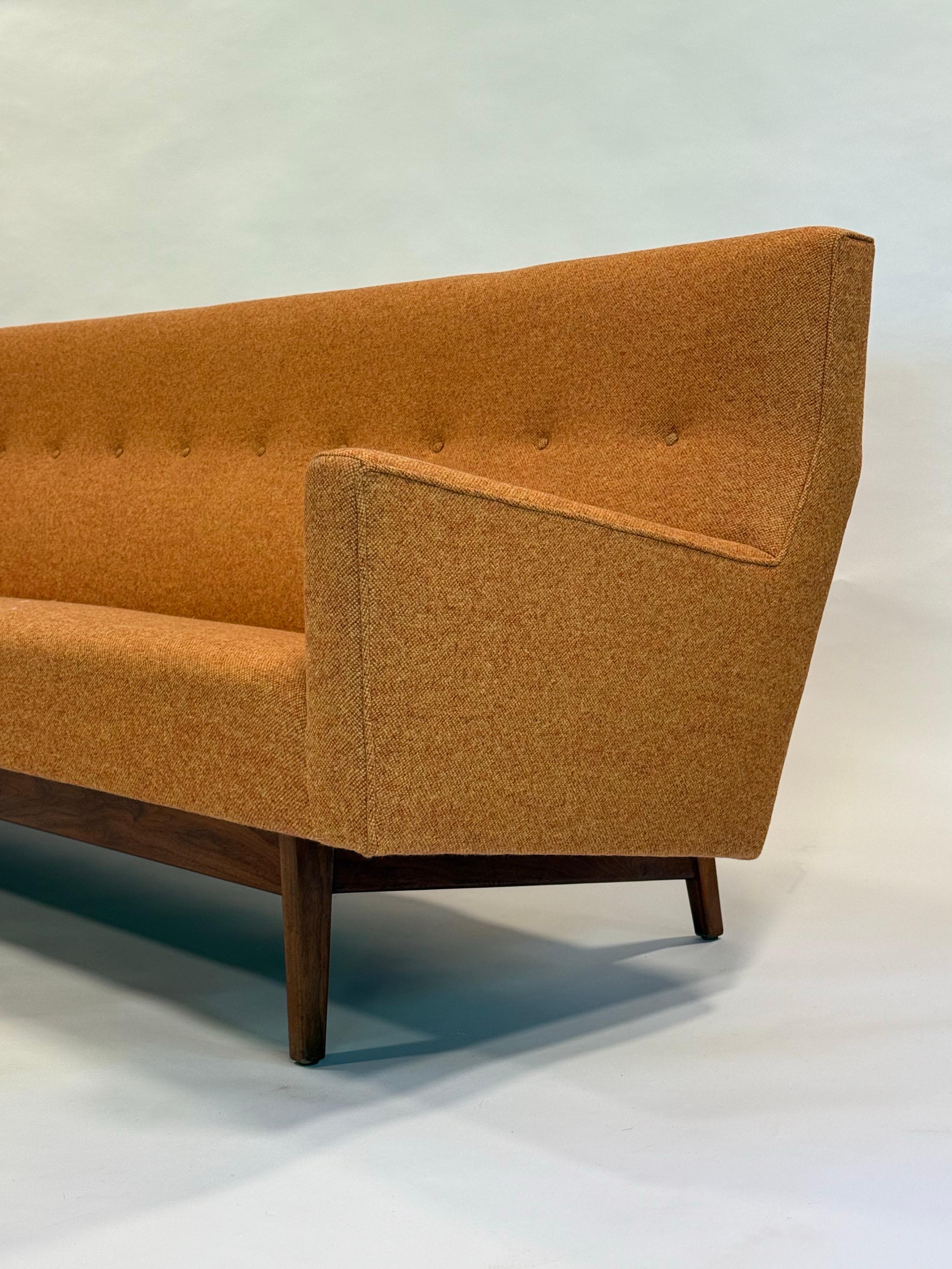 Iconic Jens Risom Modern Floating Sofa c1962 For Sale 5