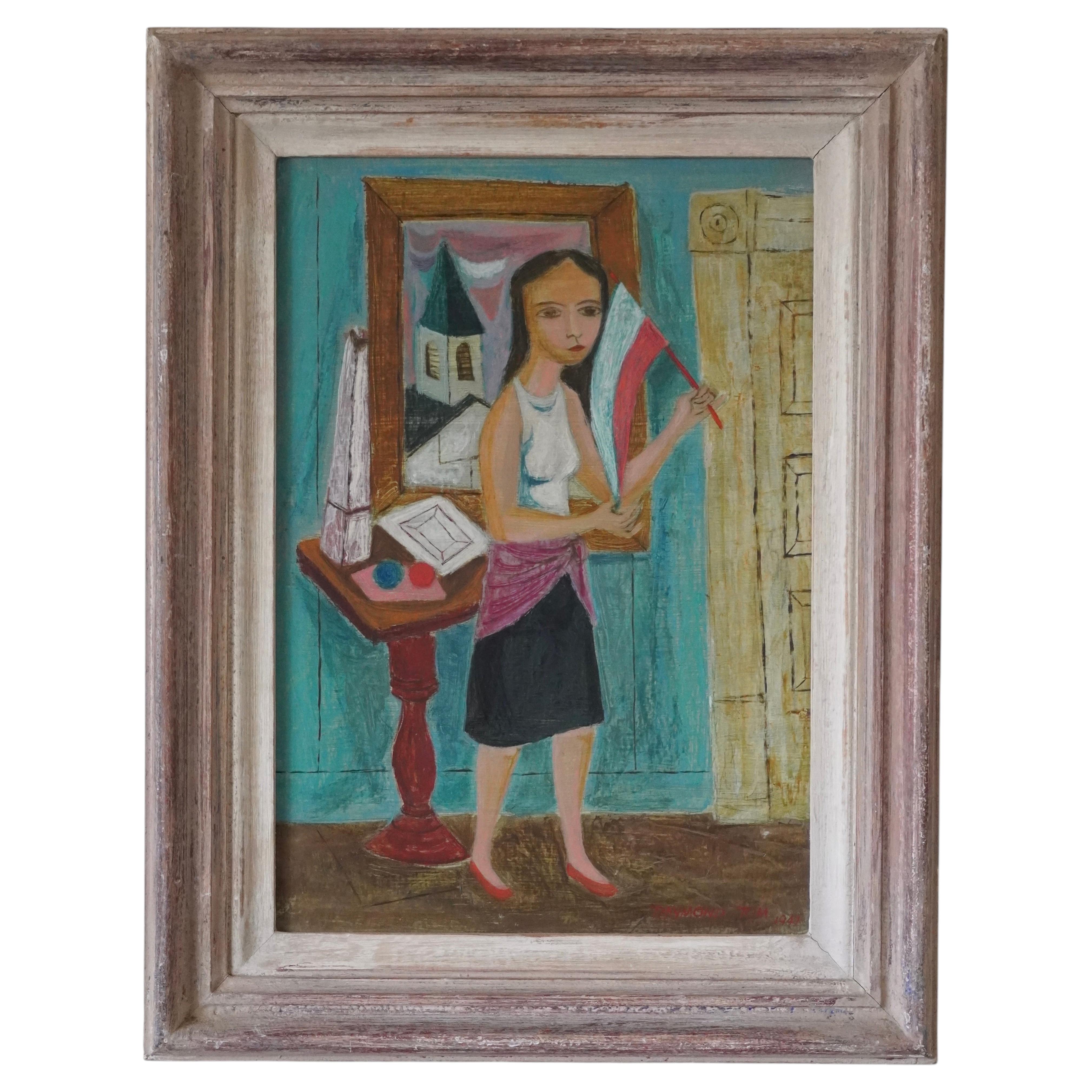 Raymond Tom (1921-2009), artista di San Francisco: pittura figurativa surrealista