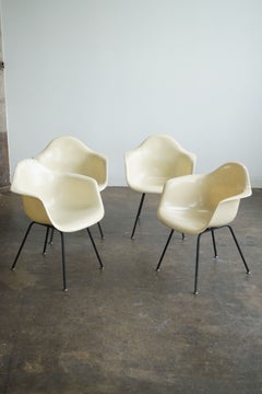 4er-Set DAX-Sessel von Charles und Ray Eames für Herman Miller, 1950er Jahre