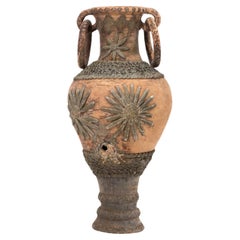 Rare Ancient Sicilian Fountain in Terracotta, 19th Sicilian