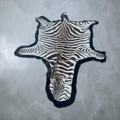 Vintage Zebra Hide Rug, Africa, c. 1960