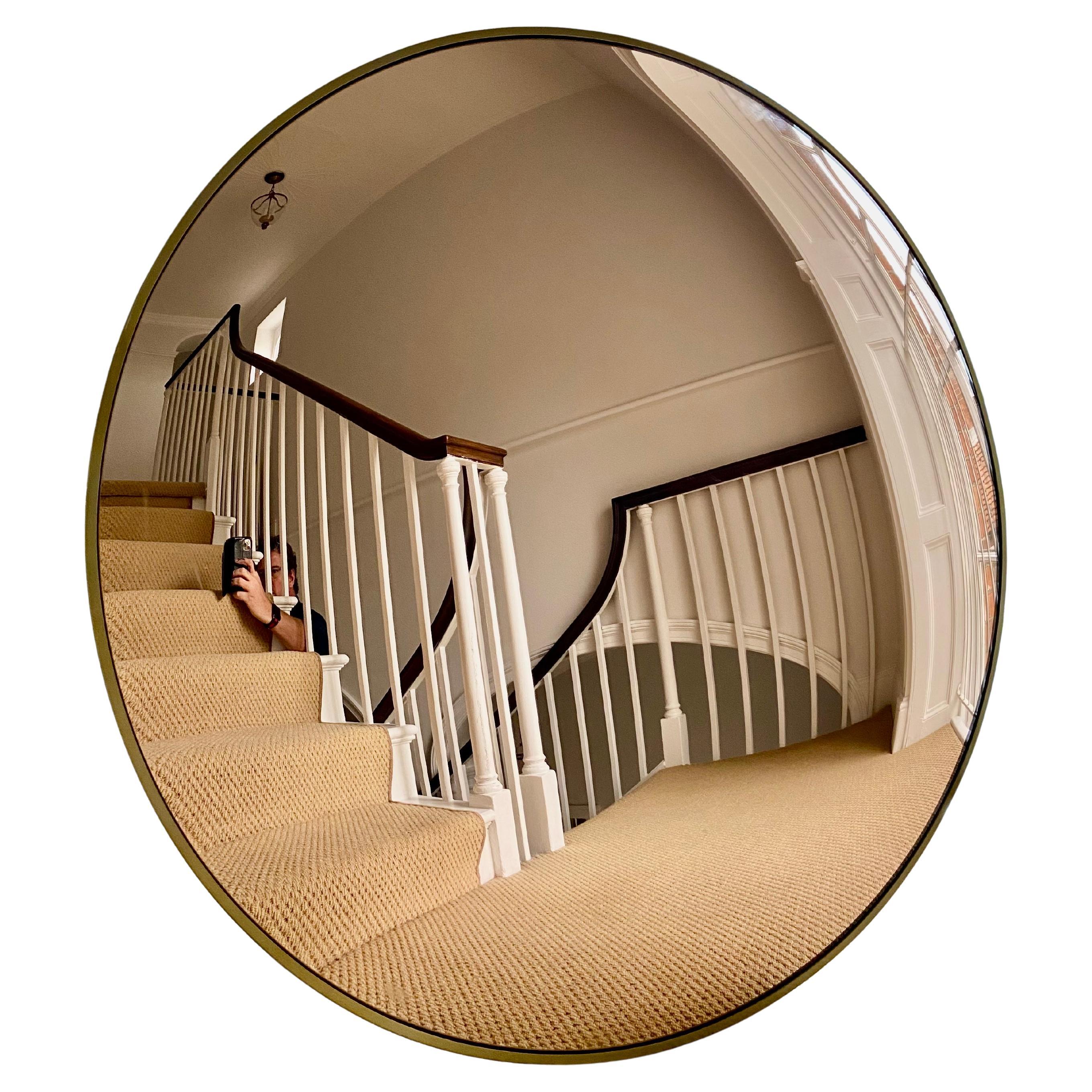 The Convex Mirror Company - Framed Rose Gold Convex Mirror 150 cm/ 59" Diameter