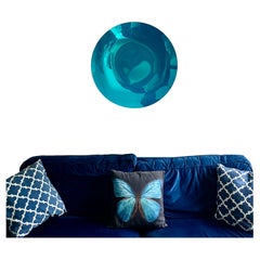 Espejo convexo de cristal Azzurro - 31,5"/ 80 cms de diámetro.