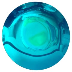 Azzurro Glas Konvexspiegel - 31,5"/ 80 cm Durchmesser.