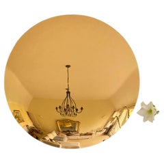 Red Gold Diameter Convex Mirror - 100 cm diameter.