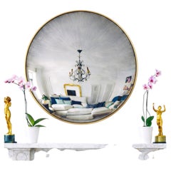 Radial Antiquing Ferrara Convex Wall Mirror Framed 47"/120cms