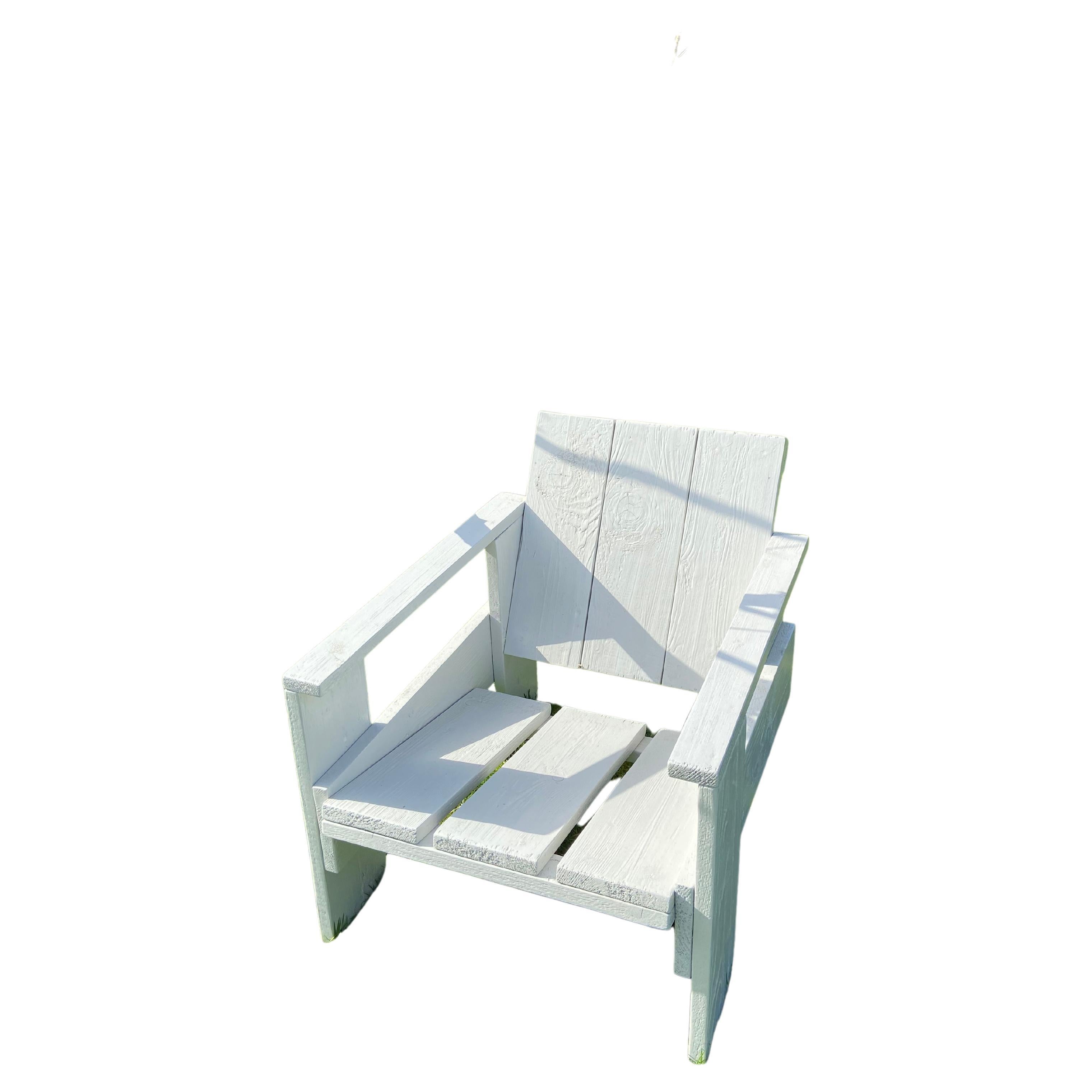 Crate Chair Light Grey For Sale