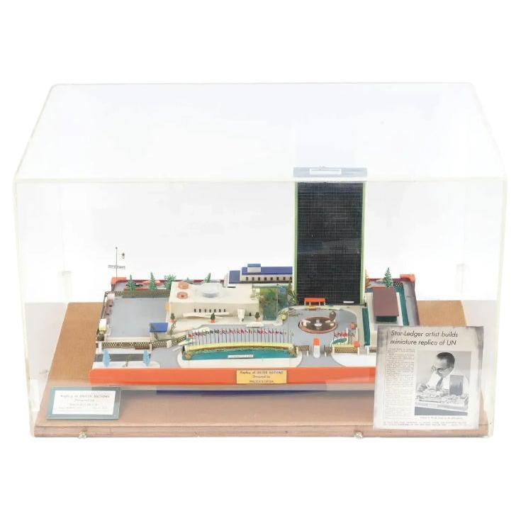 United Nations Scale Model By W. Bryda Circa 1965 For Sale