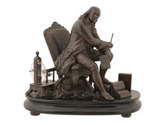 Vintage Sculpture of Benjamin Franklin
